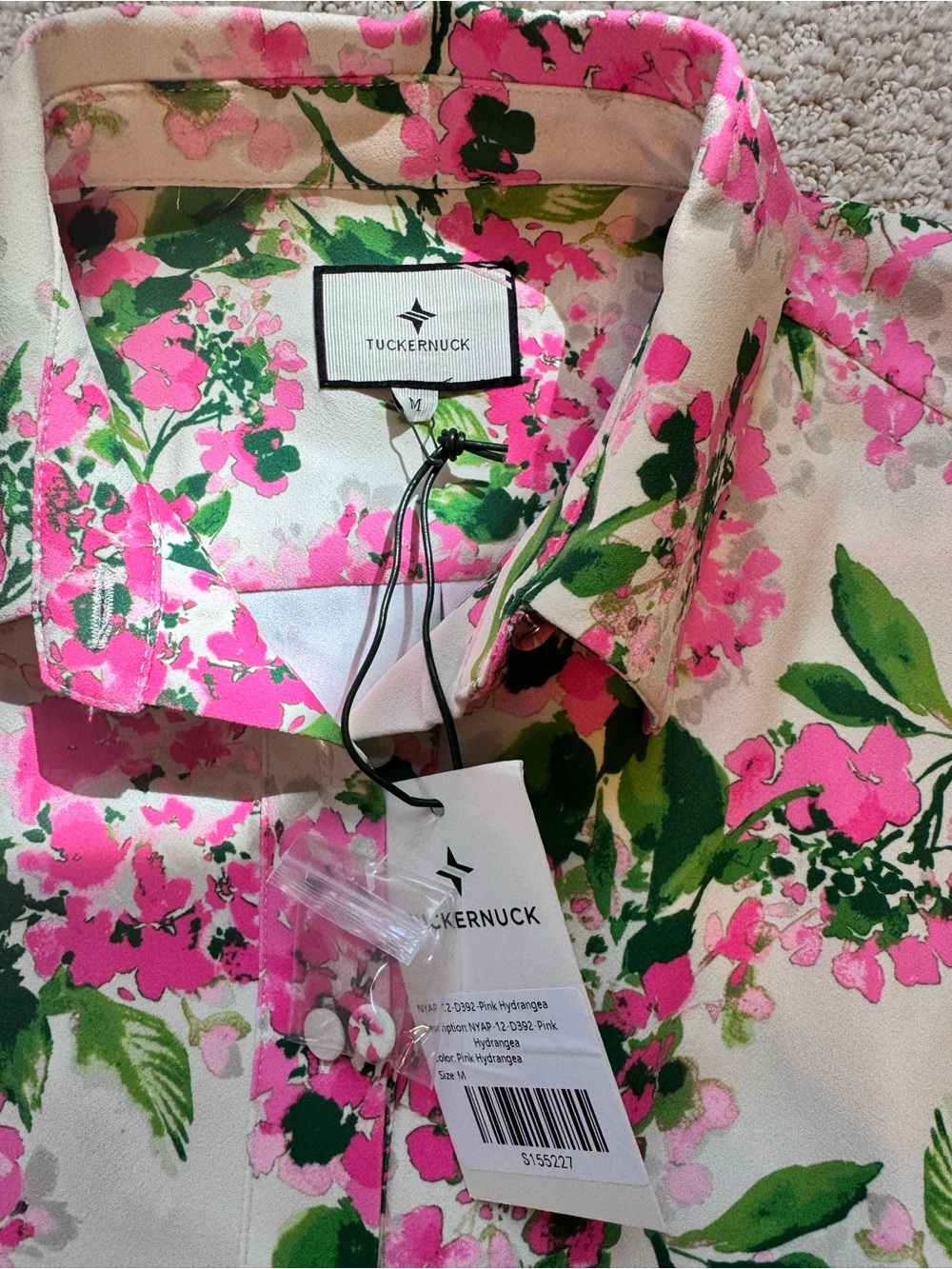 Tuckernuck Pink Hydrangea Shift Dress - Picture 2 of 3